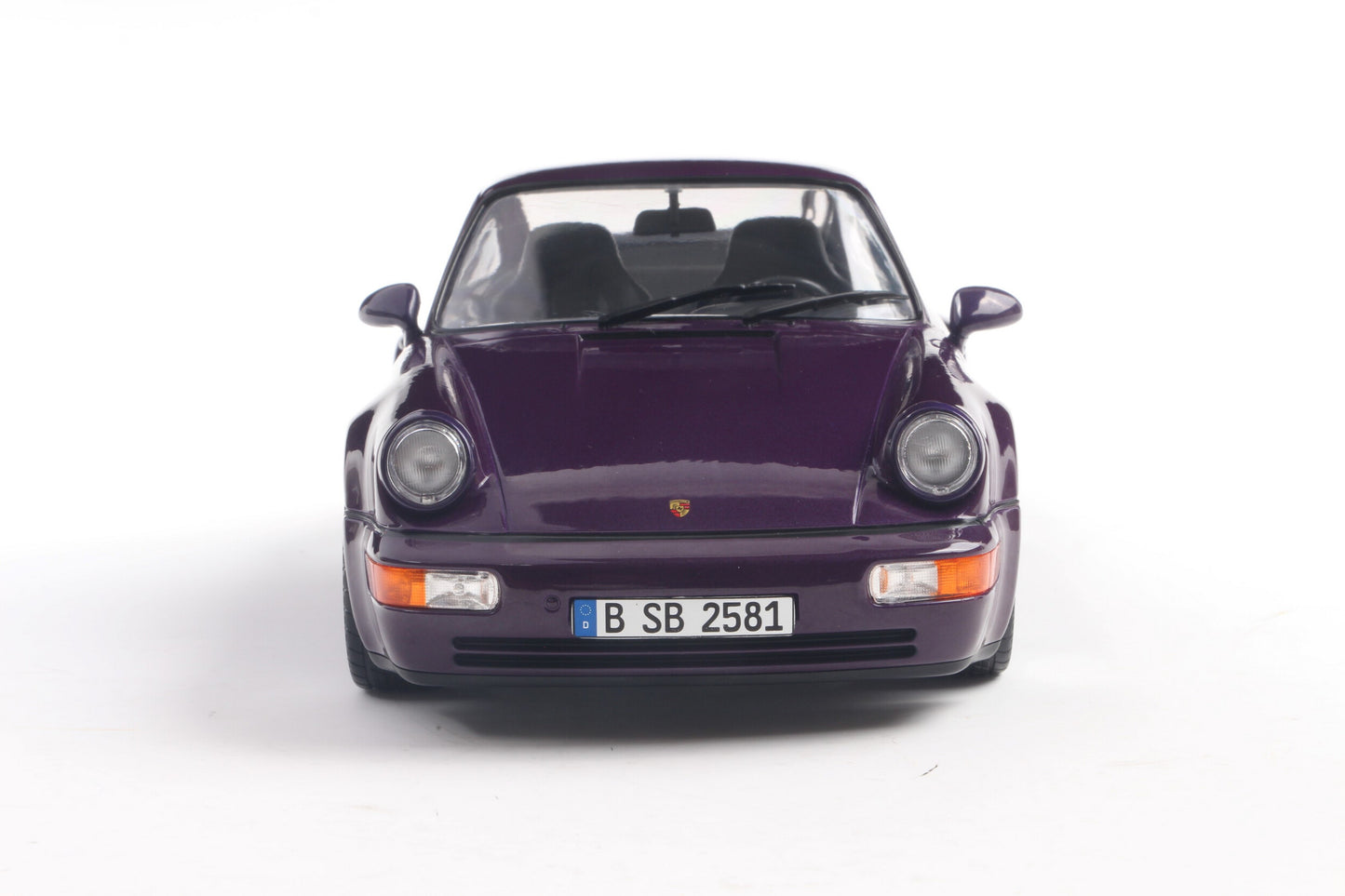 Solido S1803412 1:18 1990 Porsche 911 (964) Turbo – Violet Blue Metallic