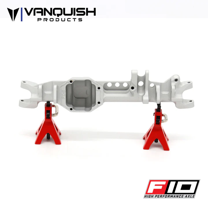 VPS08656 Vanquish Products F10 Aluminum Front Straight Axle Housing (Clear)