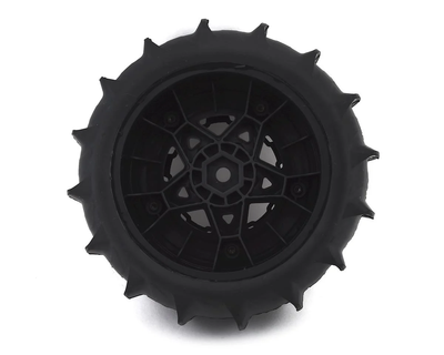 JCO3154-3045 Animal Pre-Mounted SC Tires (Tremor) (2) (Electric Rear) (Yellow) w/12mm Hex