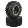 PRO1013113 X-Maxx Badlands MX43 Pro-Loc Pre-Mounted All Terrain Tires (MX43) w/Impulse Pro-Loc Wheels (Black) (2)
