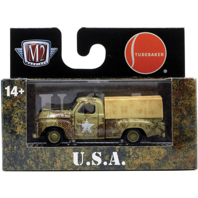 M2 Machines 32500-102 Auto-Thentics 1949 Studebaker 2R Truck - Camo