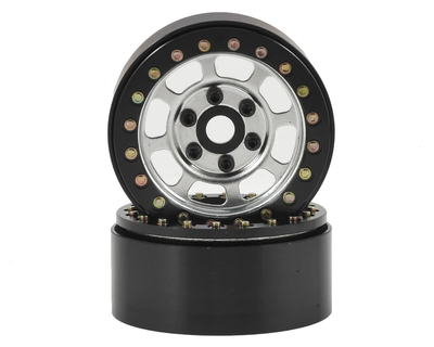 SSD00079 Trail 1.9" Steel Beadlock Crawler Wheels (Silver) (2)