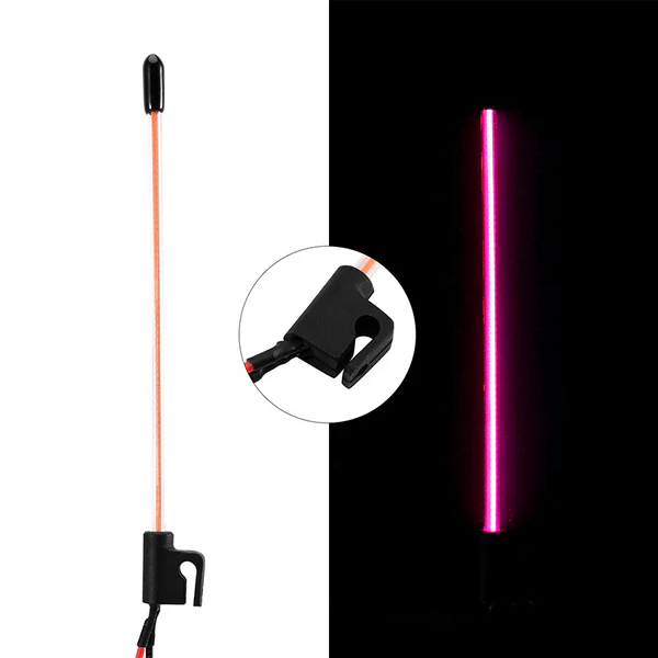 L43-PU INJORA LED Whip Light for 1/18 1/24 RC Crawlers Pinkish Purple