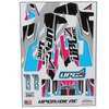 UPG-14296 UpGrade RC "Velocity" Graphic Set for Losi® 22S™ Sprint Car (Pink)