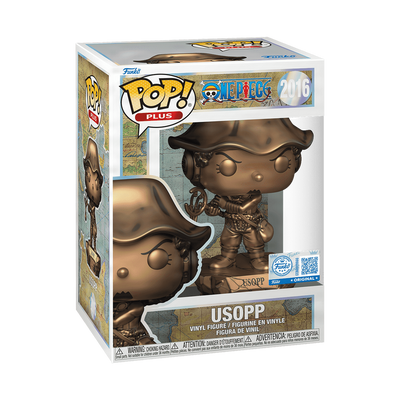 FU89137 Plus Usopp Statue (Bronze) with Pop! Protector