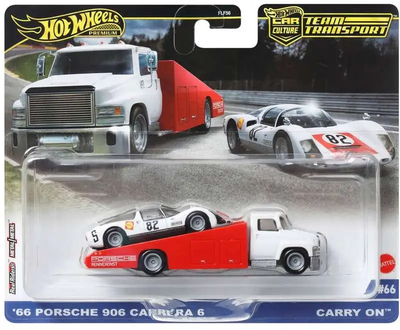 HWFLF56 Team Transport '66 Porsche 906 Carrera 6 Carry On