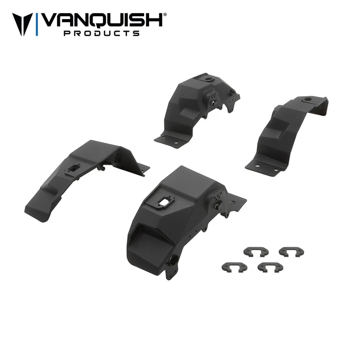 VPS10185 Vanquish Products VS4-10 Origin Classic Molded Inner Fenders Set w/DERP Clip-Less Body Mount