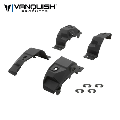 VPS10185 Vanquish Products VS4-10 Origin Classic Molded Inner Fenders Set w/DERP Clip-Less Body Mount