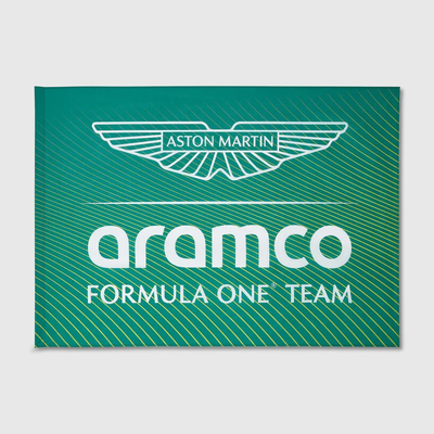 701228850 Aston Martin F1 Grandstand Flag - Green