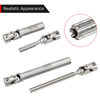 SCX24-153SR INJORA Stainless Steel Drive Shafts with D Shaped Hole for SCX24 Gladiator Power Wagon