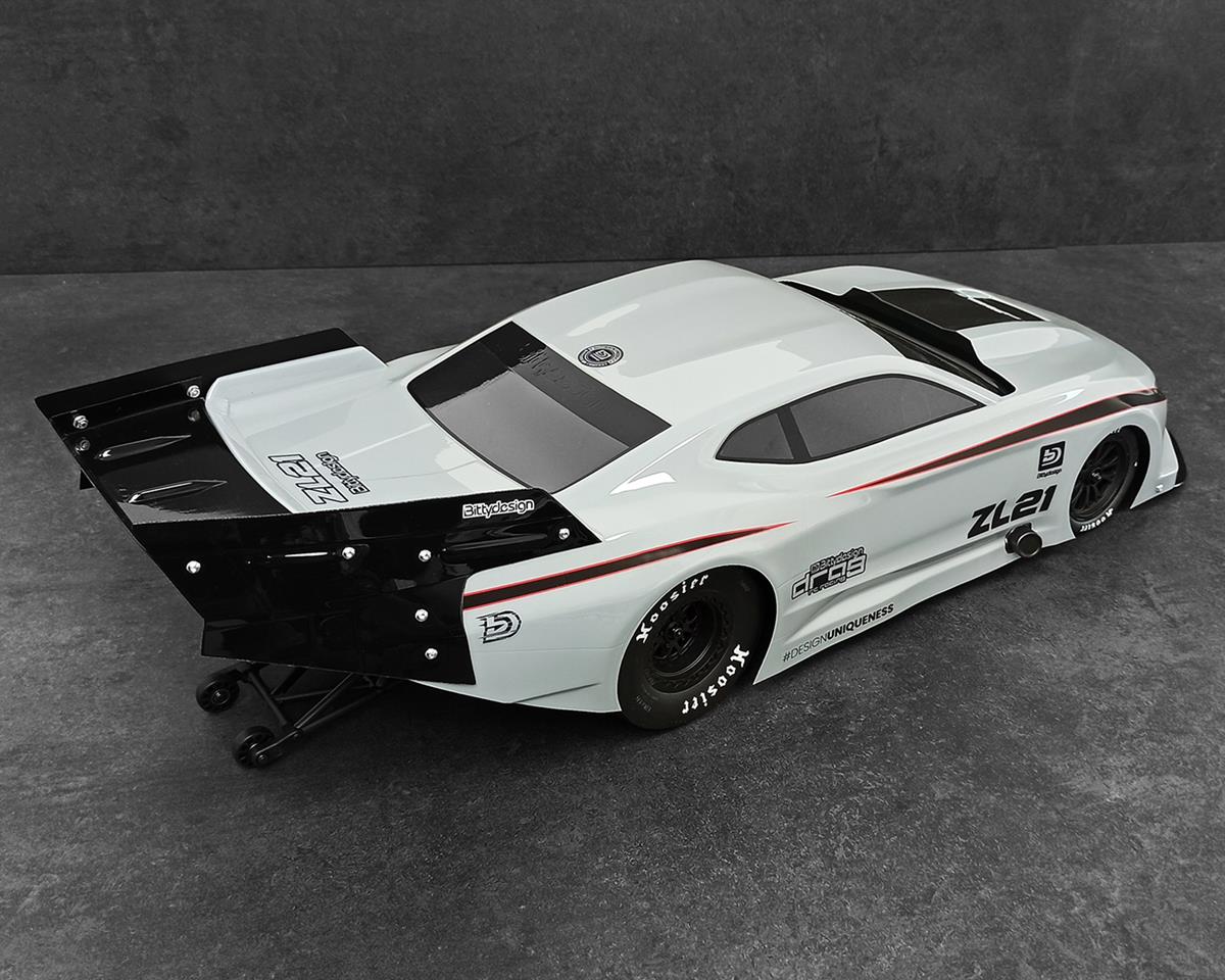 BDDG-ZL21W Bittydesign ZL21 Pro Drag Racing Wing Set (Clear)