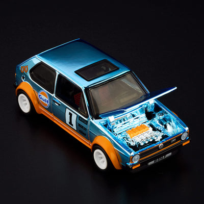 JJY63-BH11 Hot Wheels RLC Exclusive 1976 Volkswagen Golf Mk1 GTI (Gulf)