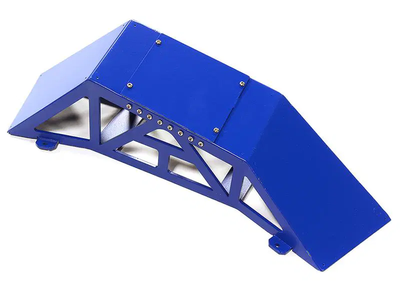 INTC28119BLUE Realistic Heavy-Duty Metal Display Ramp 1/10