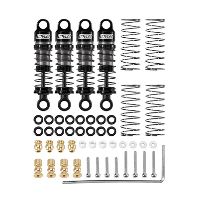 SCX24-198BK INJORA 36mm Big Bore Oil Shocks for 1/24 SCX24 FCX24M
