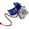 T8074BLUE Motor Heatsink 540 Size w/ Cooling Fan for Slash 2WD