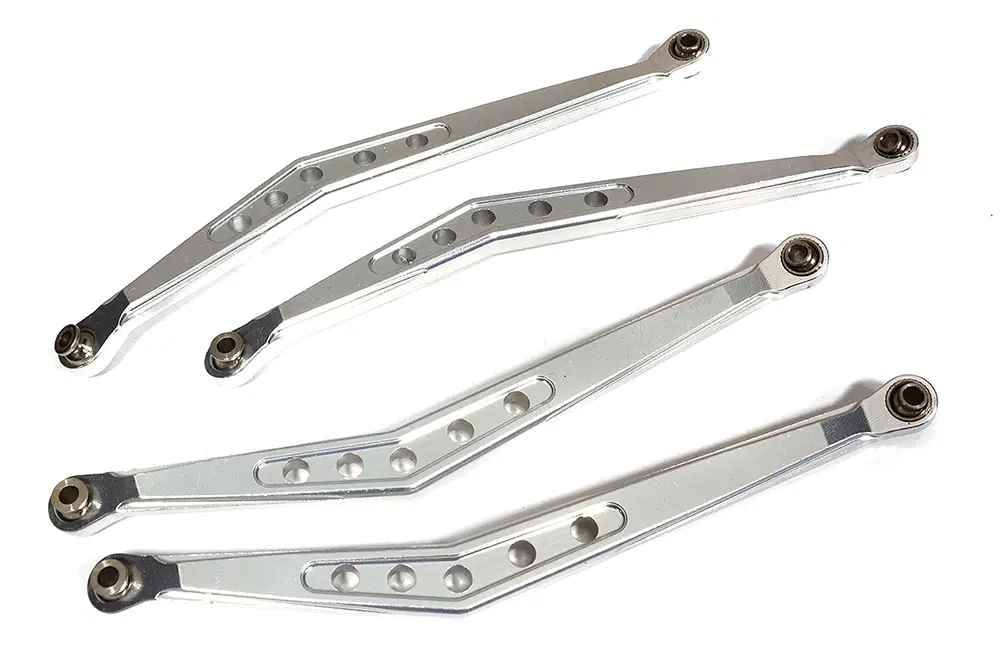 INTC24746 SILVER Billet Machined Upper Suspension Links (4)