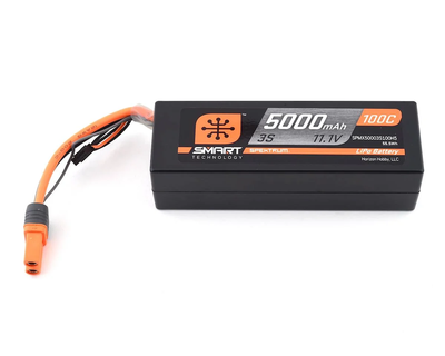 SPMX50003S100H5 3S Smart LiPo Hard Case 100C Battery Pack w/IC5 Connector (11.1V/5000mAh)