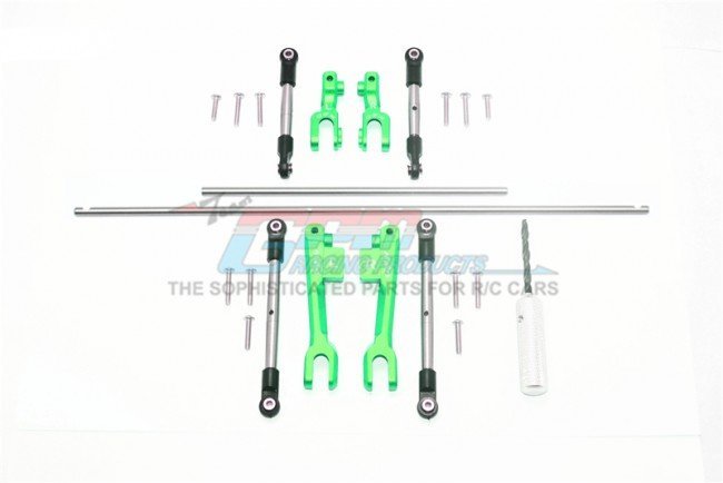 GPMSUDR312FRS-G Complete Sway Bar Kit -UDR- Green
