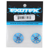 EXO1665BLU 22mm 1/8 XL Aluminum Wing Buttons (2) (Blue)