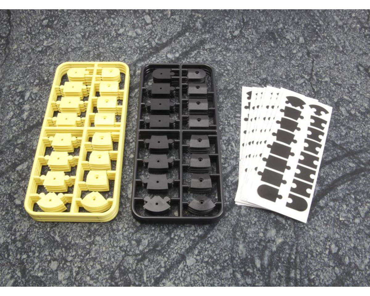 HPI161411 Nano-TTR Curb Set - Black and Yellow