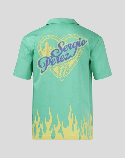 TU6264 Red Bull Racing F1 Sergio "Checo" Perez Special Edition Mexico GP Button Down Shirt