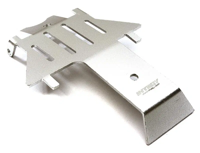 INTC28416SILVER Alloy Center Skid Plate Scale & Trail Crawler