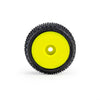 PRO1035612 Pro-Line Racing 1/28 Prism Front/Rear Carpet Tires Mounted 7mm, Yellow (4): Losi Micro-T