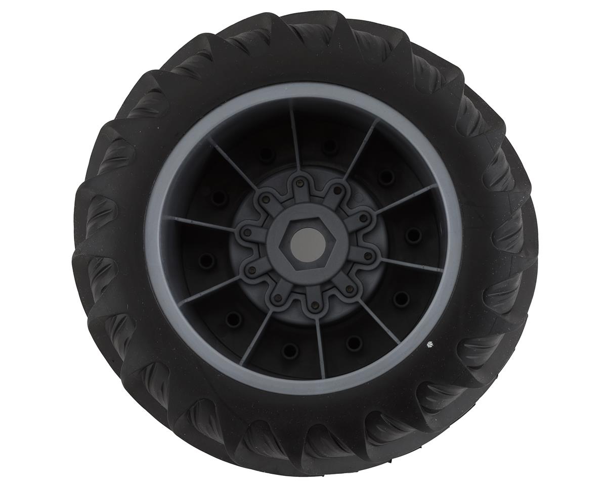 JCO3085-40910 Renegades Pre-Mounted Monster Truck Tires (Silver) (2) (Yellow)