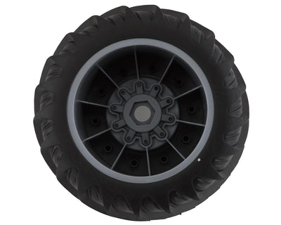 JCO3085-40910 Renegades Pre-Mounted Monster Truck Tires (Silver) (2) (Yellow)