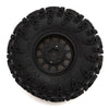 YQW-1301BGD-1319_A Injora 1.3" Deep Dish Brass Micro Crawler Beadlock Wheels w/Swamp Claw Tires (S5)