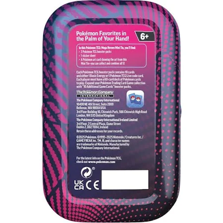 PKU10-10031-132 Pokemon Mega Heroes Mini Tin