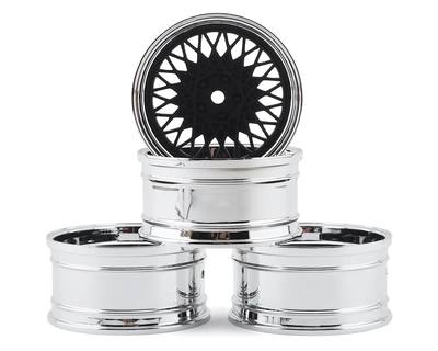 MST832103FBK 501 Wheel Set (Flat Black) (4) (Offset Changeable) w/ 12mm Hex