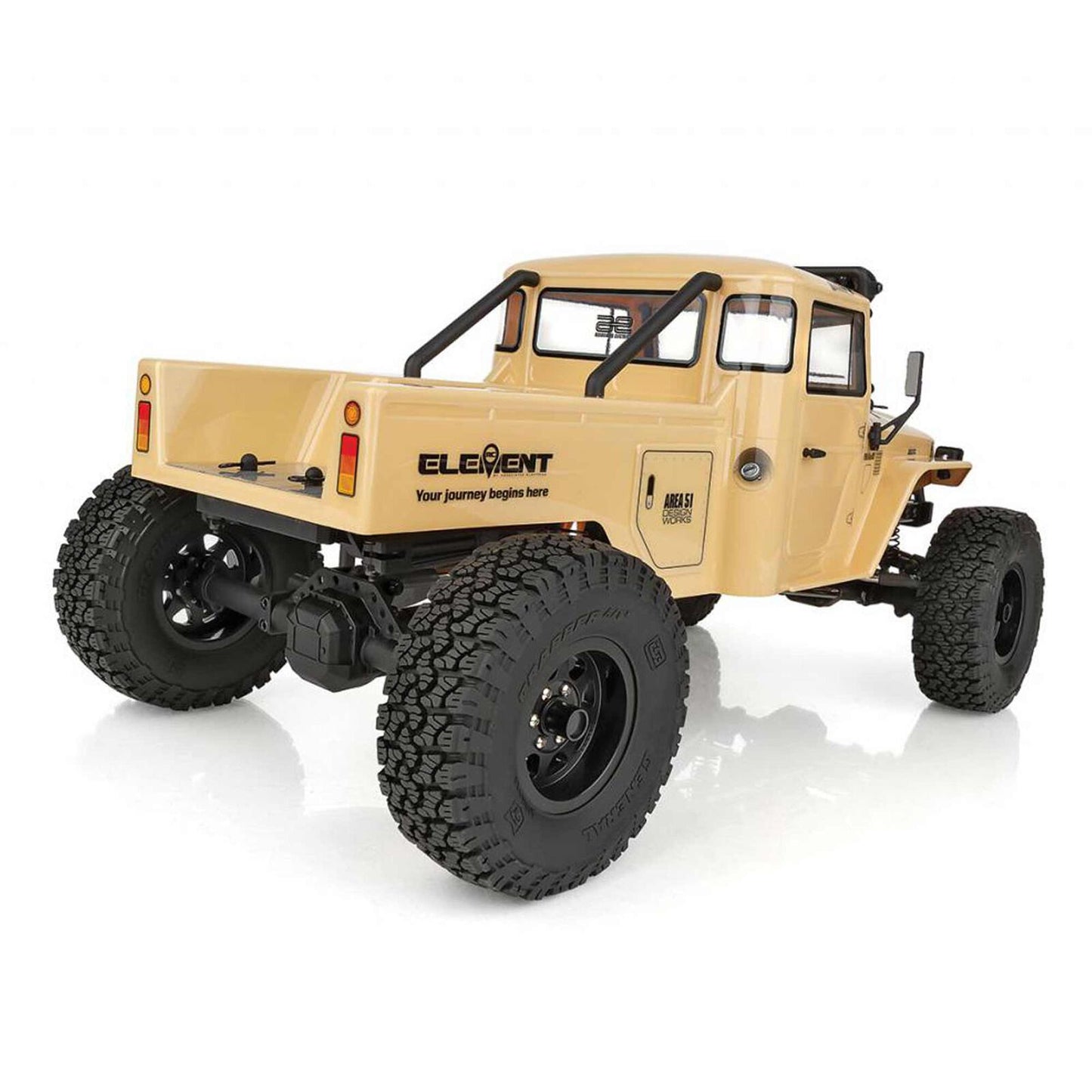 ASC40124C Enduro Trail Truck, Zuul Tan RTR LiPo Combo