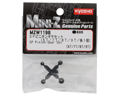 KYOMZW119B Mini-Z SP Pinion Gear Set (6T/7T/8T/9T)