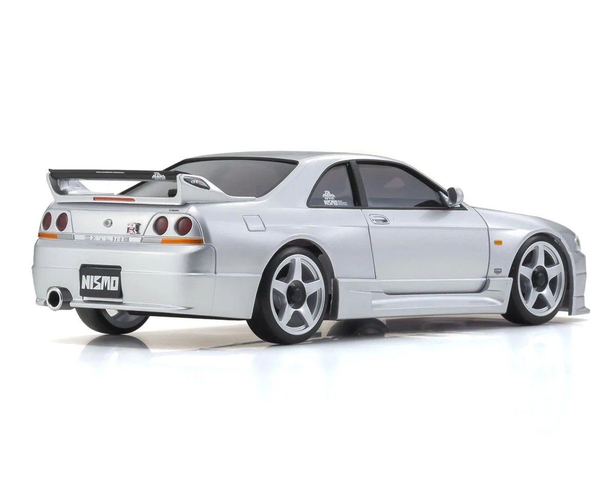 KYO32659S Kyosho MA-020 AWD Mini-Z ReadySet w/Nissan Skyline GT-R R33 Nismo Body (Spark Silver)