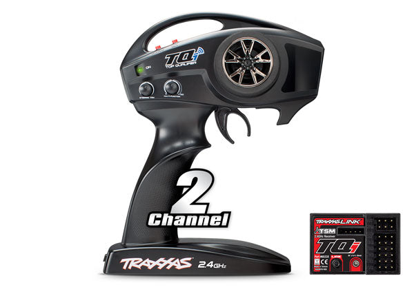6509A  TQi 2.4 GHz High Output radio system, 2-channel, Traxxas® Link enabled, TSM® (2-ch transmitter, 5-ch micro receiver)