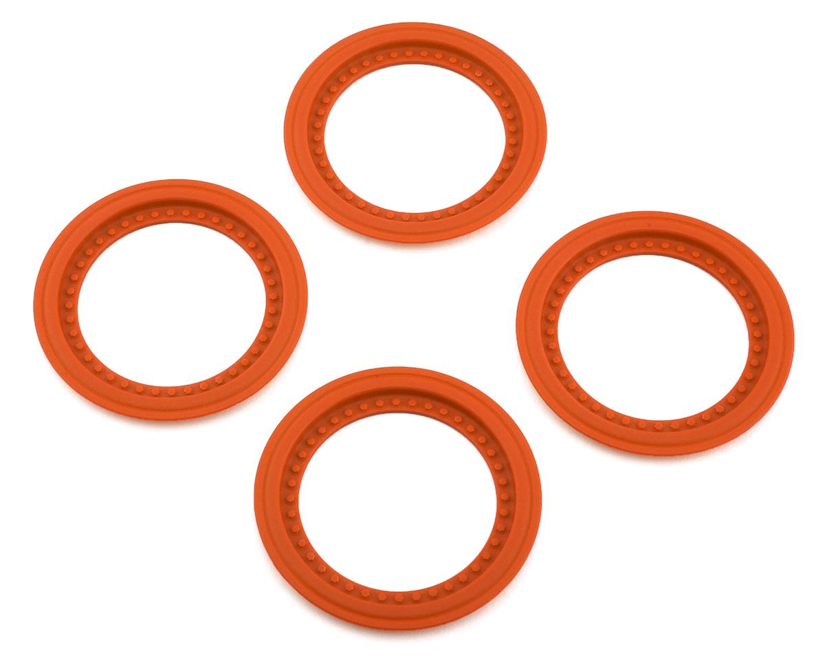 JCO2651-6 Tribute Monster Truck Wheel Mock Beadlock Rings (Orange) (4)