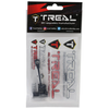 X003KMMEAZ Treal Hobby 7075 Aluminum Servo Horn & Steering Drag Link for Traxxas® X-Maxx® (Black)