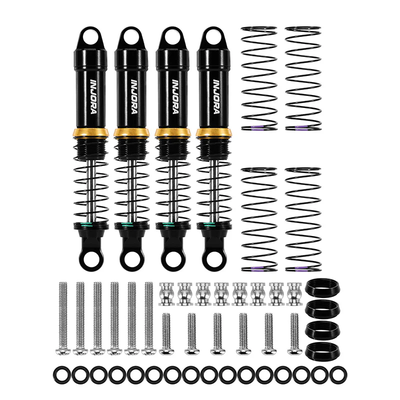 4M-122BK INJORA LS 59mm Aluminum Oil Shocks for 1/18 TRX4M - Black