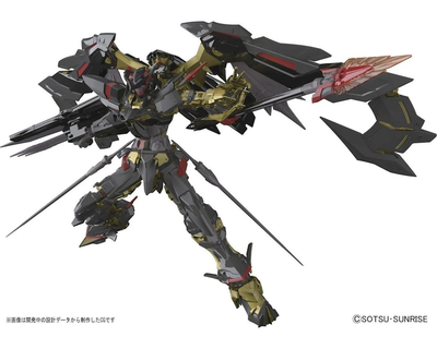 BAS2370360 Bandai 1/144 RG #24 Gundam Astray Gold Frame Amatsu Mina "Gundam SEED" Plastic Model Kit