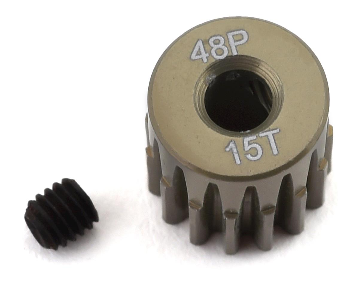 PTK8602 48P Lightweight Hard Anodized Aluminum Pinion Gear (3.17mm Bore) (15T)