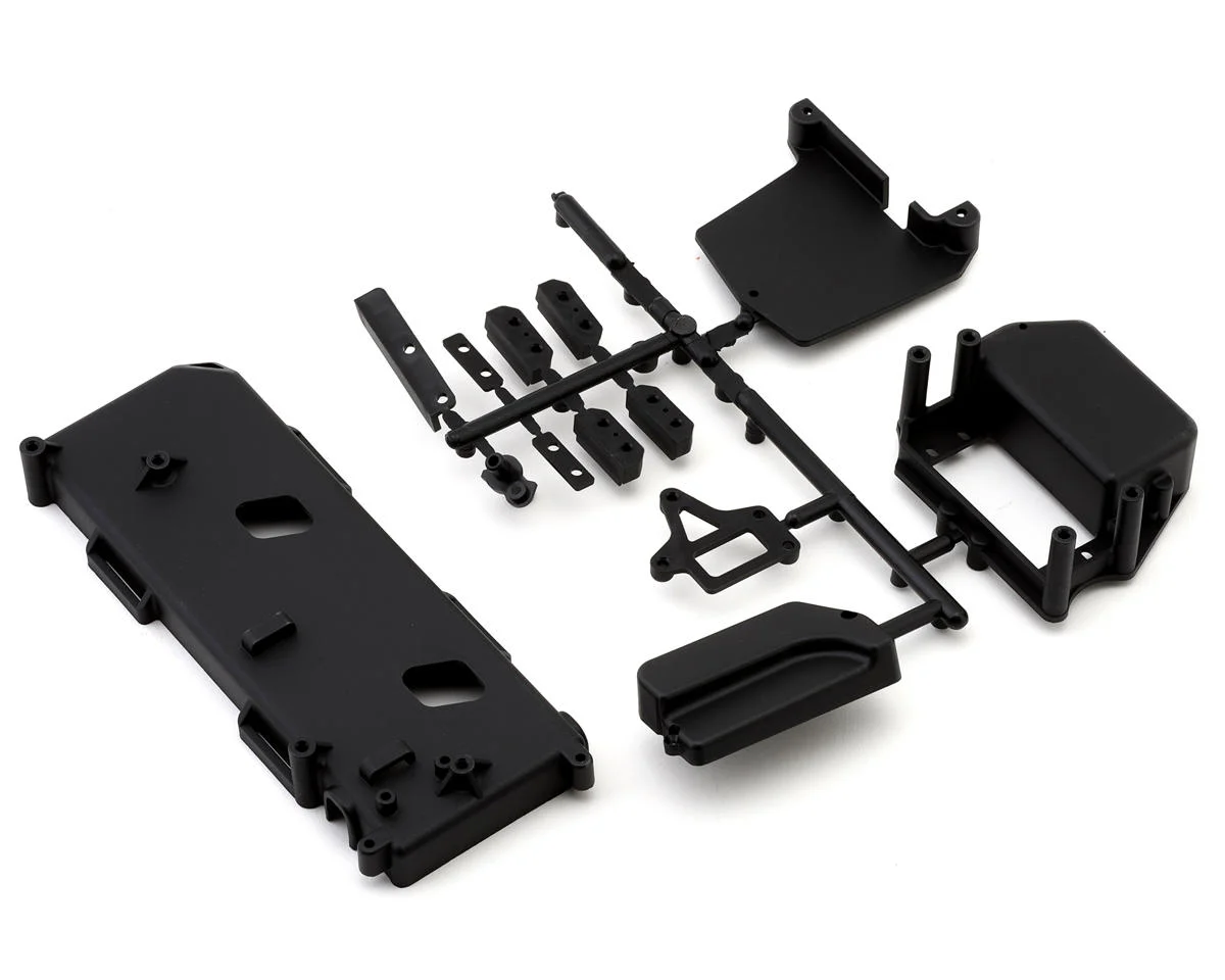 MUGE2323A Mugen Seiki MBX8 ECO Radio Box & Battery Tray Set