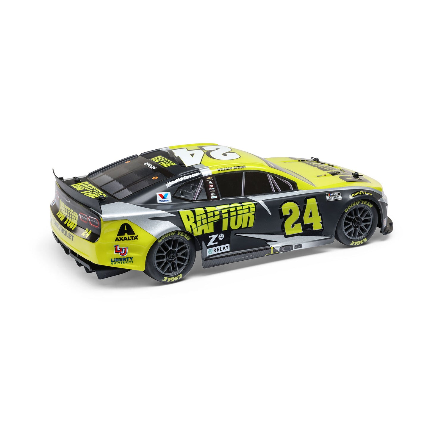 LOS1122524 1/12 NASCAR RC Racecar William Byron No. 24 Raptor 2025 Chevrolet Camaro ZL1 2S AWD RTR Brushed On-Road (Battery & Charger Included)