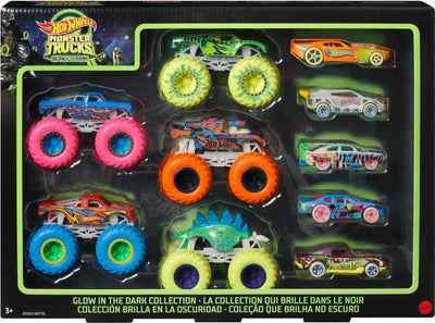 HWHCB57 Hot Wheels Monster Trucks Glow in The Dark Collection