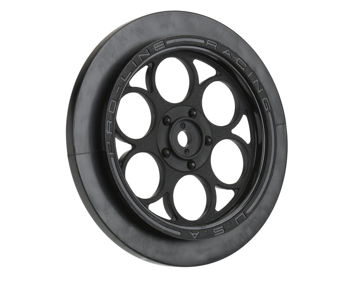 PRO280303 Showtime Front Runner Front 2.2"/2.7" 12mm Drag Wheels (2) Black