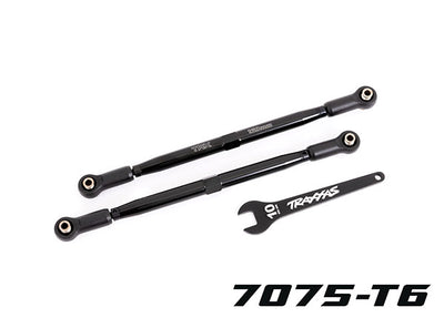 7897A Toe links, front (TUBES black-anodized, 7075-T6 aluminum, stronger than titanium