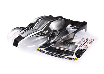 5855 Body, Slash® 2WD, ProGraphix® (also fits Slash® VXL & Slash® 4X4) (graphics are printed, requires paint & final color application)/ decal sheet
