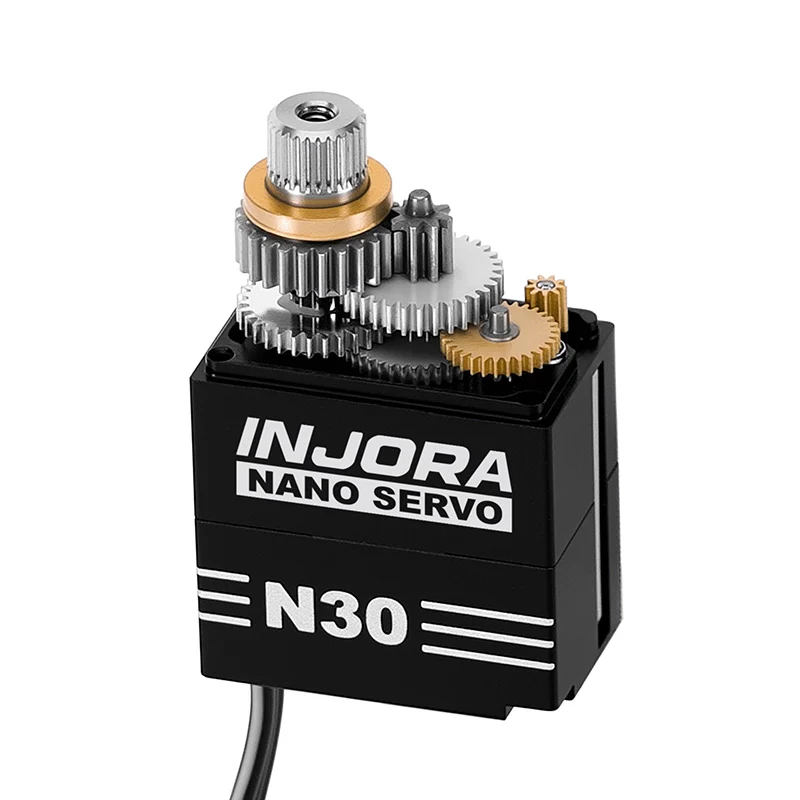 INJS-N30 INJORA Aluminum N30 NANO Servo with Servo Saver for 1/30 SCX30