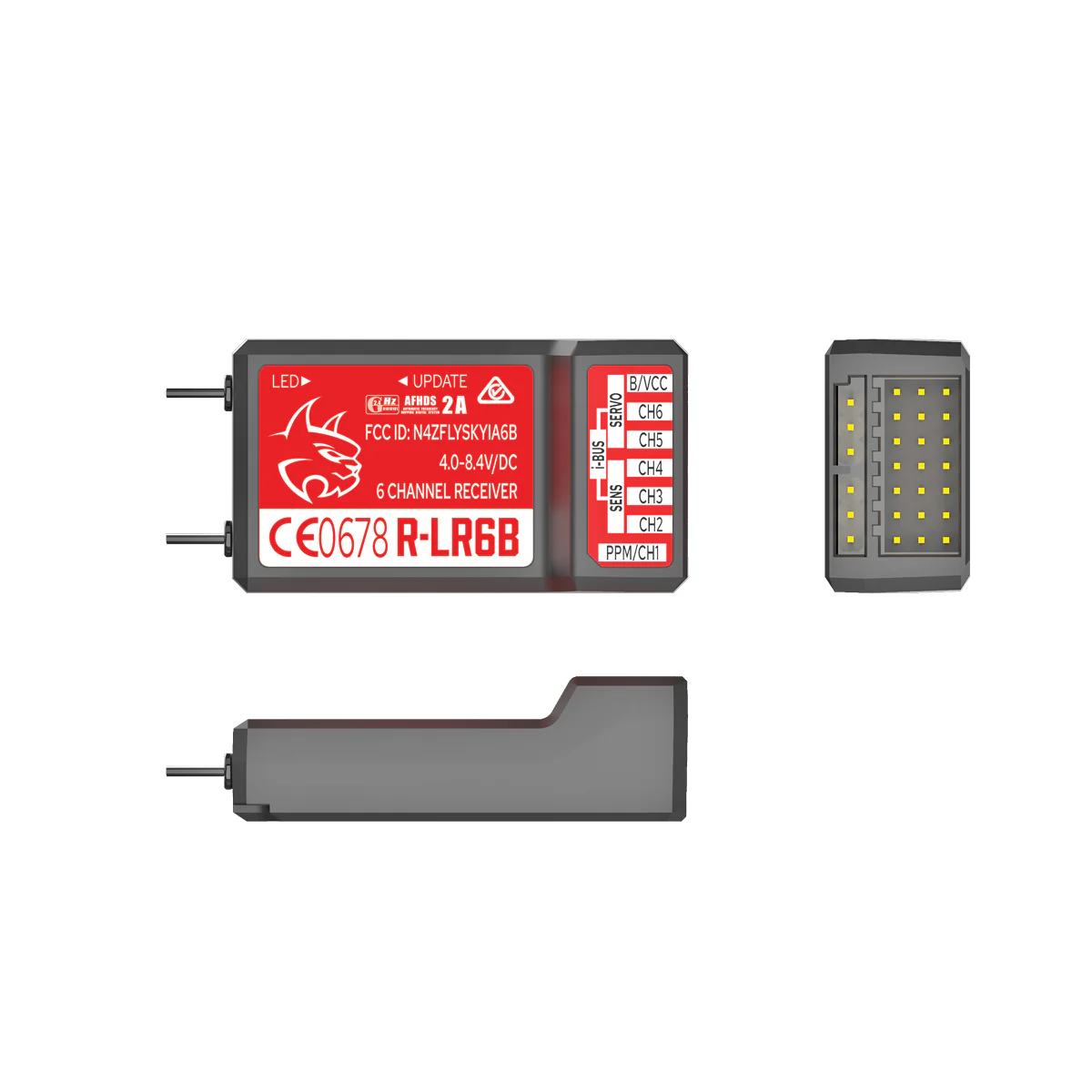 RER13217 LR6X Radio with Receiver (6channel)(1pr)