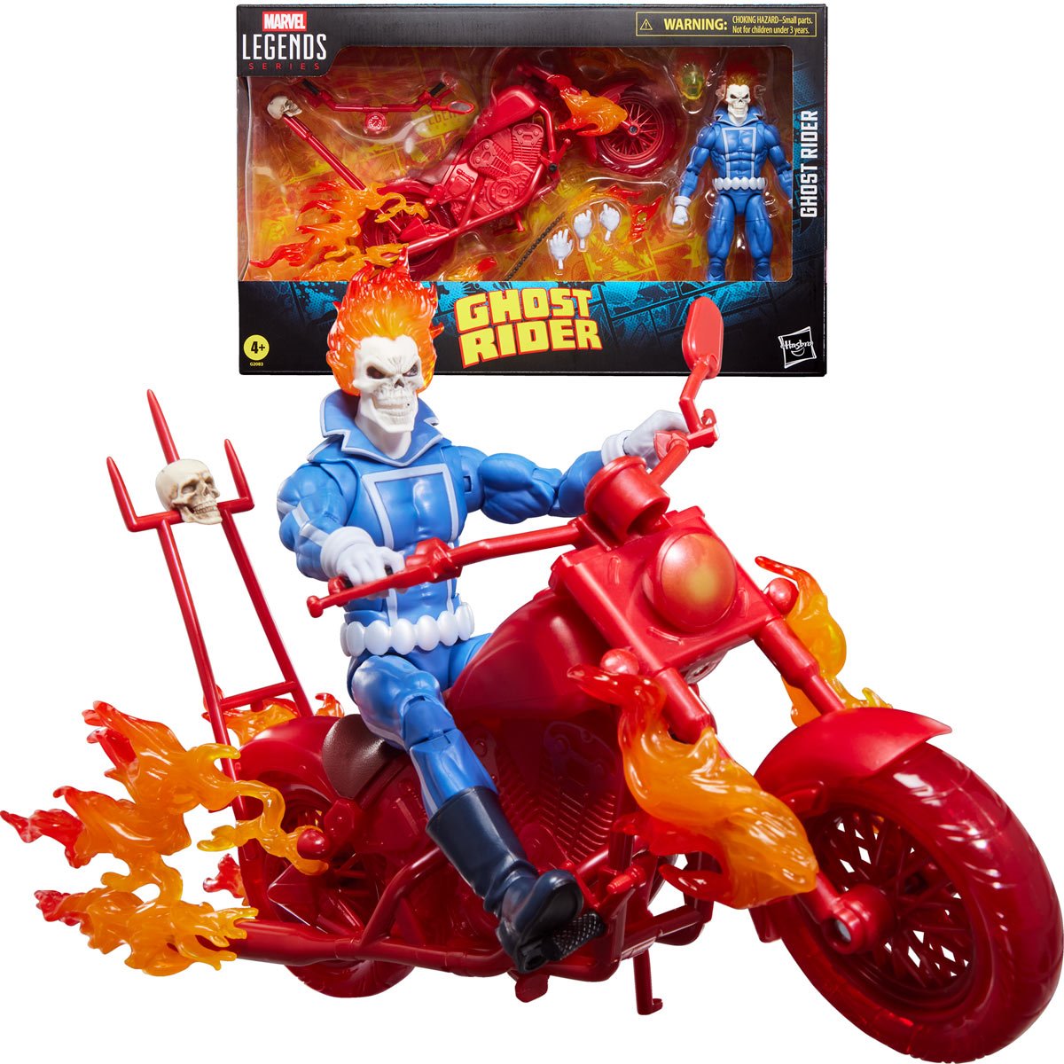 HSG2083 Hasbro Ghost Rider Marvel Legends Series Johnny Blaze 6-Inch Action Figure with Motorcycle